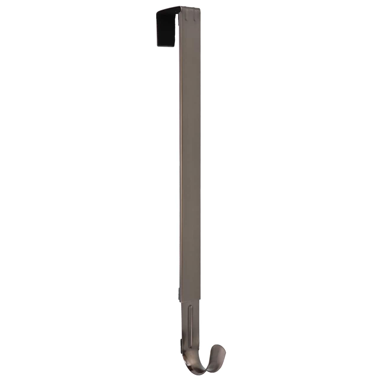 Haute Decor Brushed Nickel Adjustable 20lb. Capacity Wreath Hanger